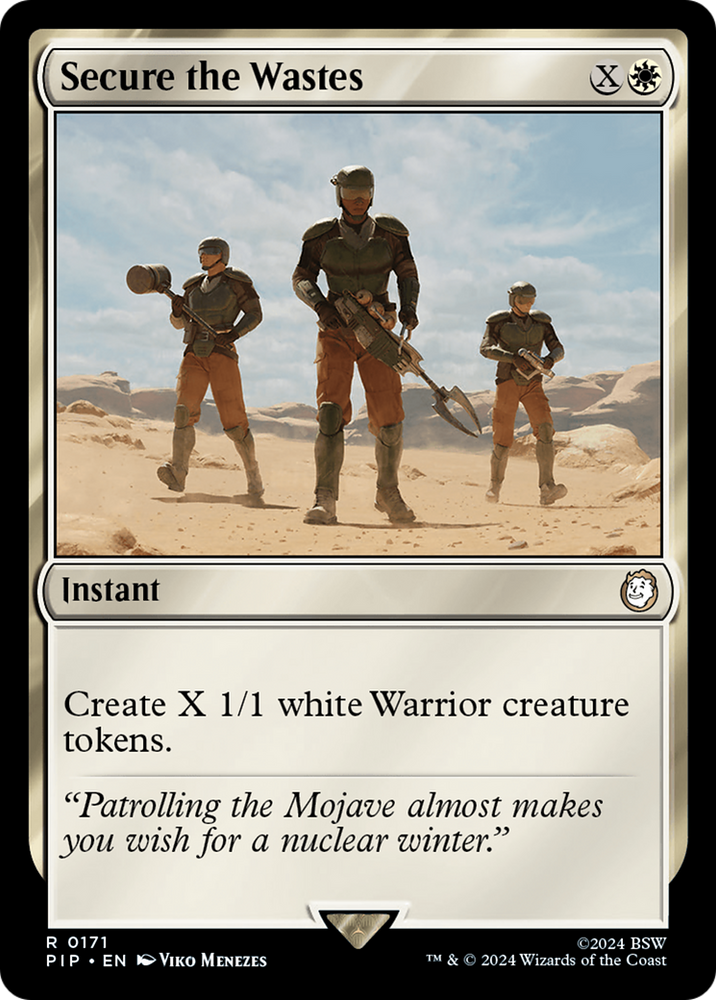 Secure the Wastes [Fallout] Magic: The Gathering