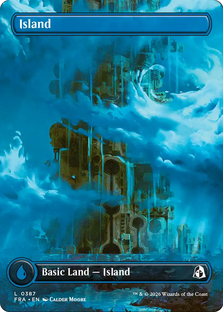 Island (Borderless) (0387) [Reality Fracture] Magic: The Gathering