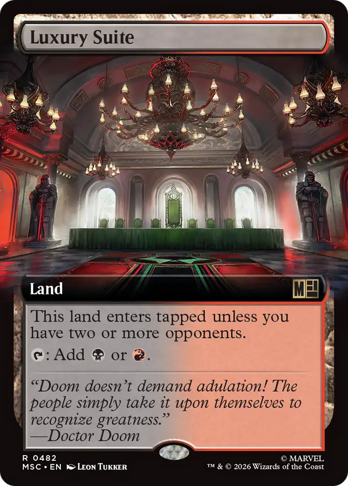 Luxury Suite (Extended Art) [Marvel Super Heroes Commander] Magic: The Gathering