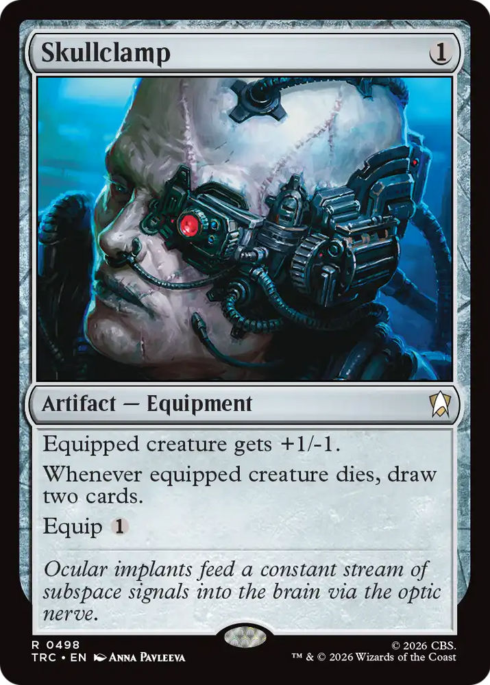 Skullclamp (Surge Foil) [Star Trek Commander] Magic: The Gathering