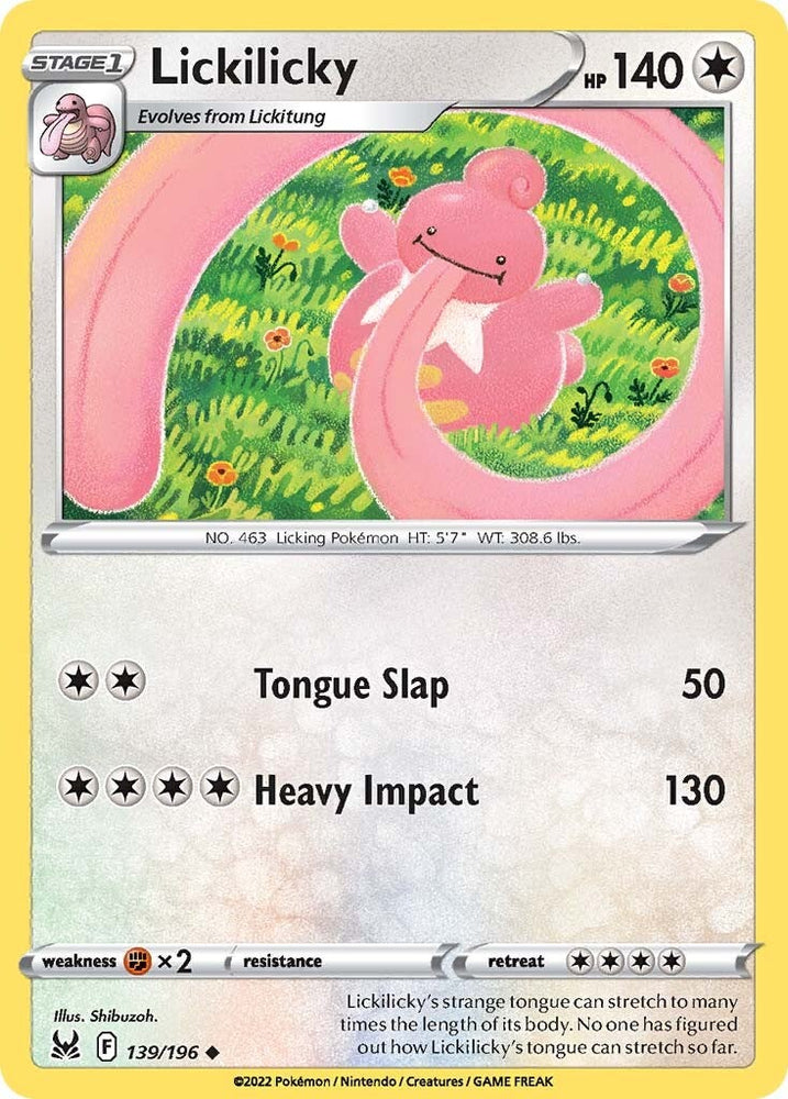 Lickilicky (139/196) [Sword & Shield: Lost Origin] Pokémon