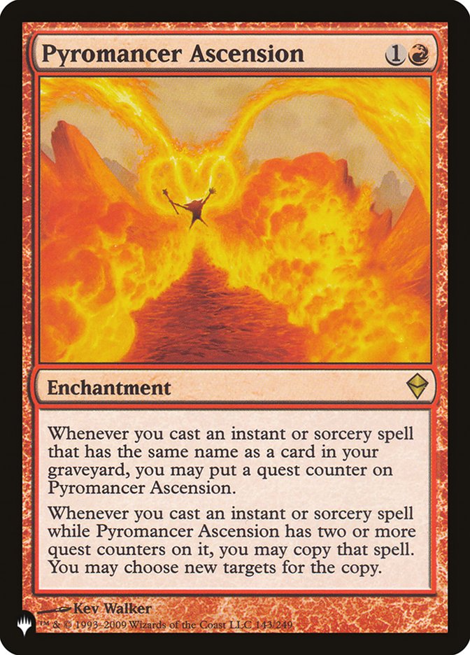 Pyromancer Ascension [The List] Magic: The Gathering