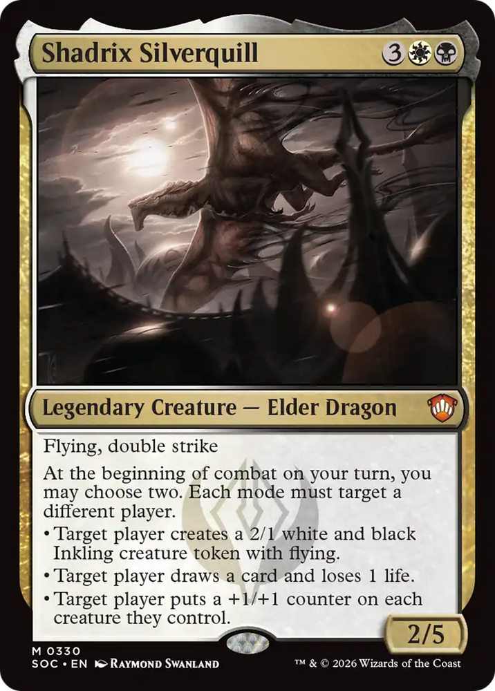Shadrix Silverquill [Secrets of Strixhaven Commander] Magic: The Gathering