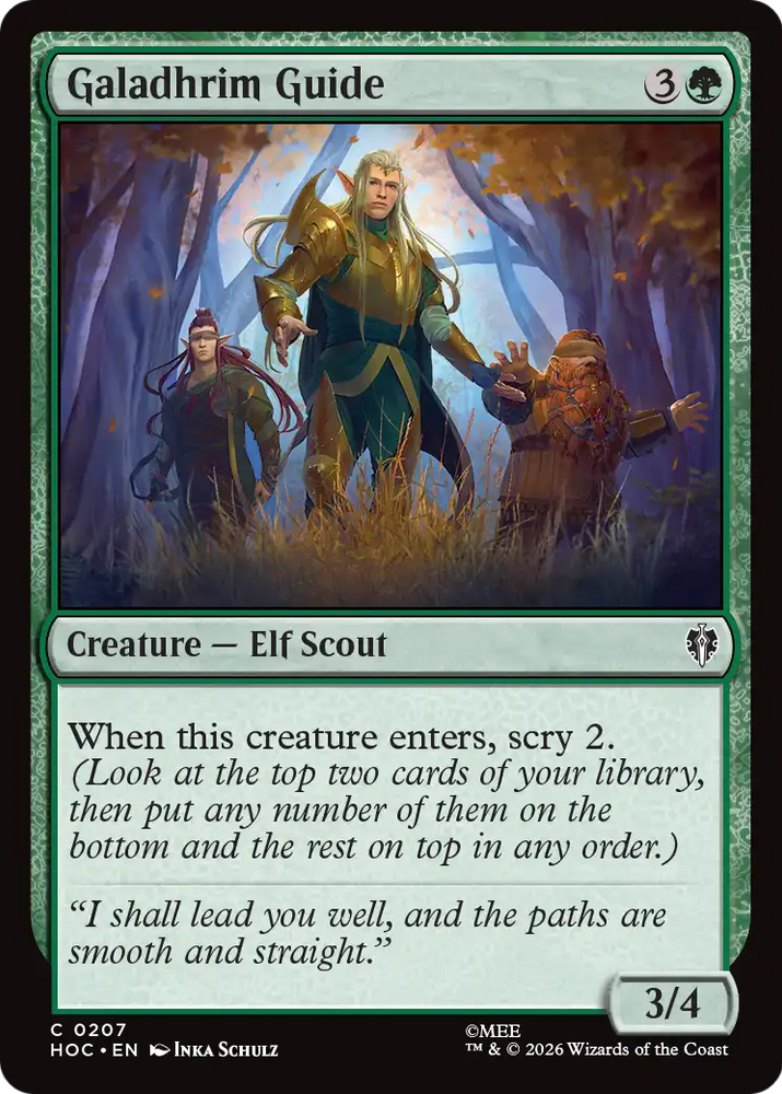 Galadhrim Guide [The Hobbit: Eternal-Legal] Magic: The Gathering