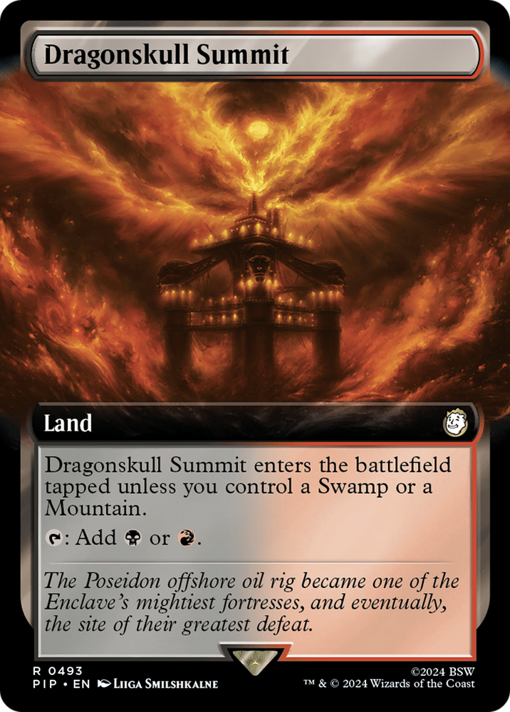 Dragonskull Summit (Extended Art) [Fallout] Magic: The Gathering