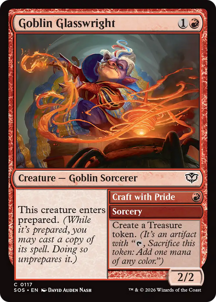 Goblin Glasswright [Secrets of Strixhaven] Magic: The Gathering