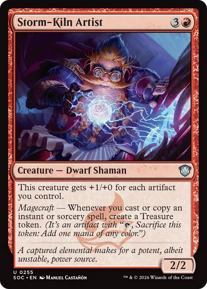 Storm-Kiln Artist [Secrets of Strixhaven Commander] Magic: The Gathering