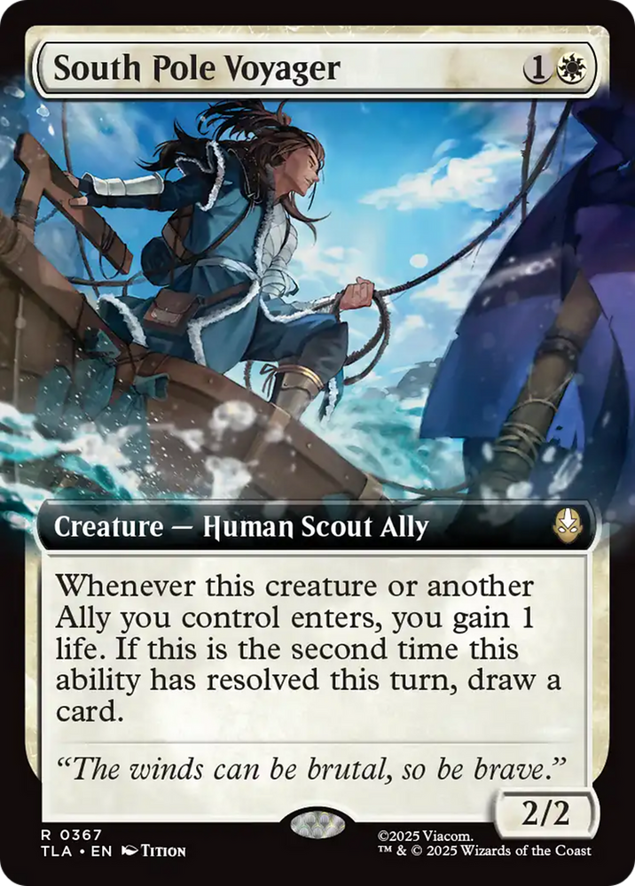 South Pole Voyager (Extended Art) [Avatar: The Last Airbender] Magic: The Gathering