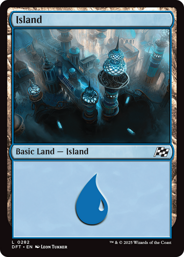 Island (0282) [Aetherdrift] Magic: The Gathering