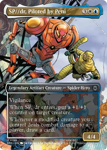 SP//dr, Piloted by Peni (Borderless) [Marvel's Spider-Man] Magic: The Gathering