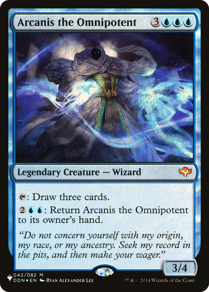 Arcanis the Omnipotent [The List] Magic: The Gathering