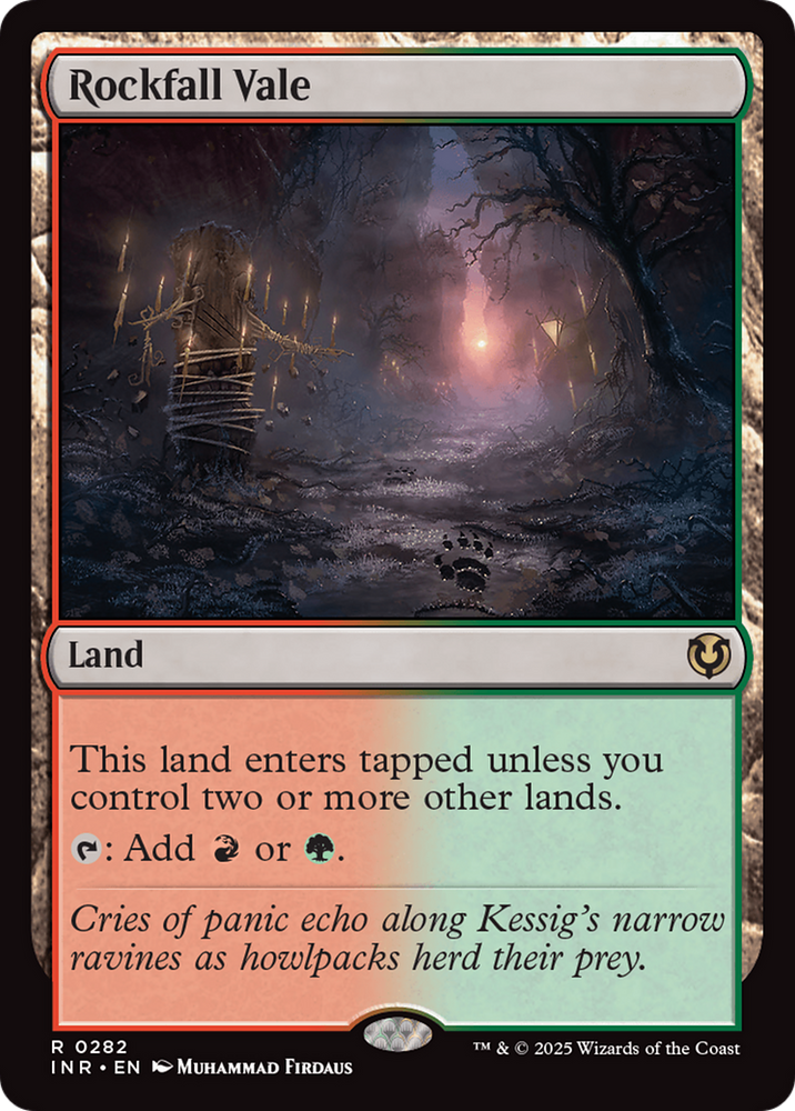 Rockfall Vale [Innistrad Remastered] Magic: The Gathering