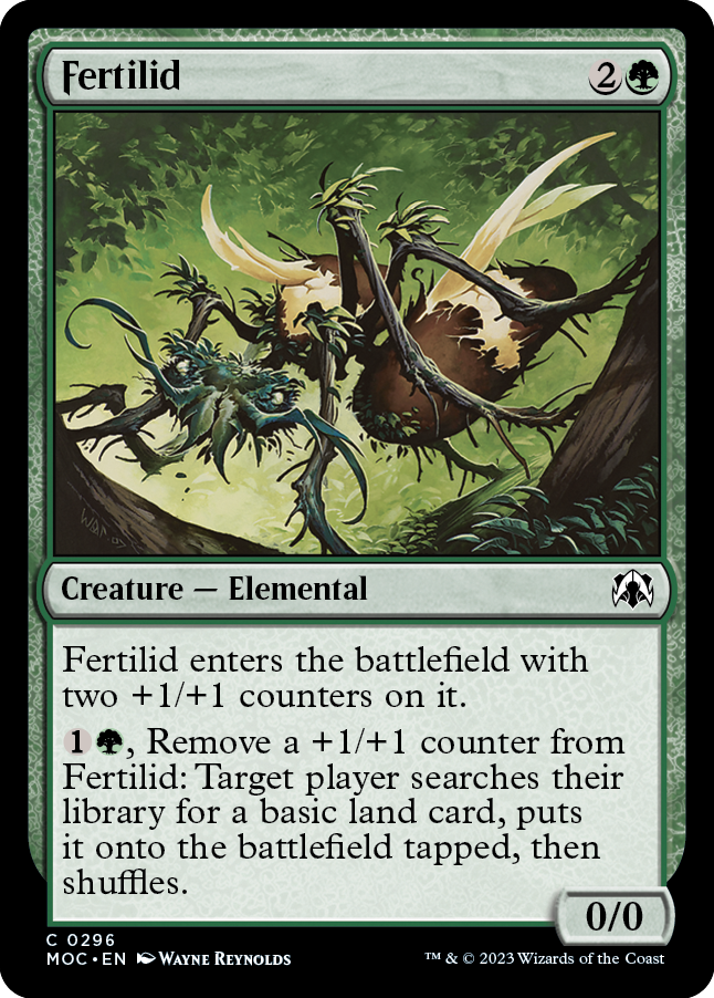 Fertilid [March of the Machine Commander] Magic: The Gathering