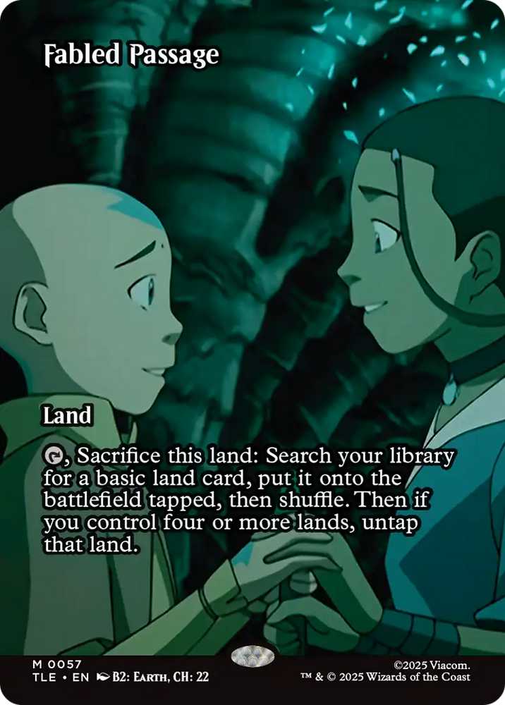 Fabled Passage (Borderless) [Avatar: The Last Airbender: Eternal-Legal] Magic: The Gathering