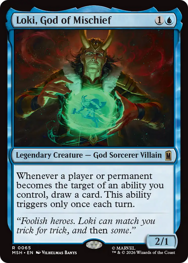 Loki, God of Mischief [Marvel Super Heroes] Magic: The Gathering