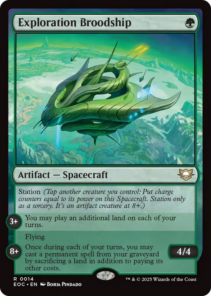 Exploration Broodship [Edge of Eternities Commander] Magic: The Gathering