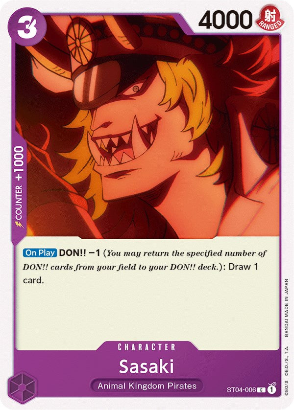 Sasaki [Starter Deck: Animal Kingdom Pirates] Bandai