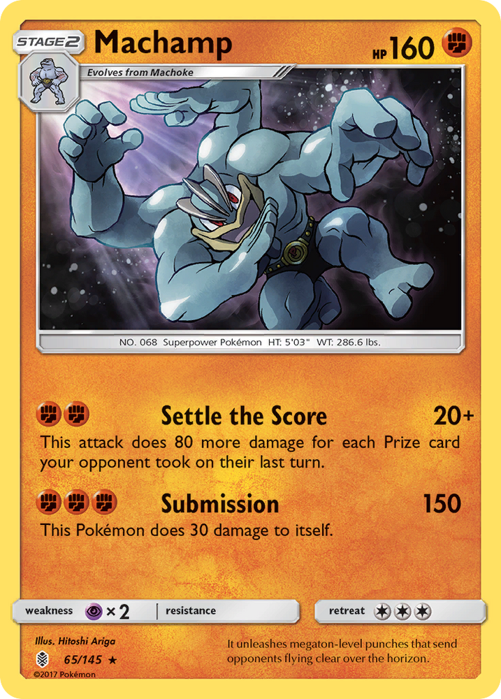 Machamp (65/145) [Sun & Moon: Guardians Rising] Pokémon