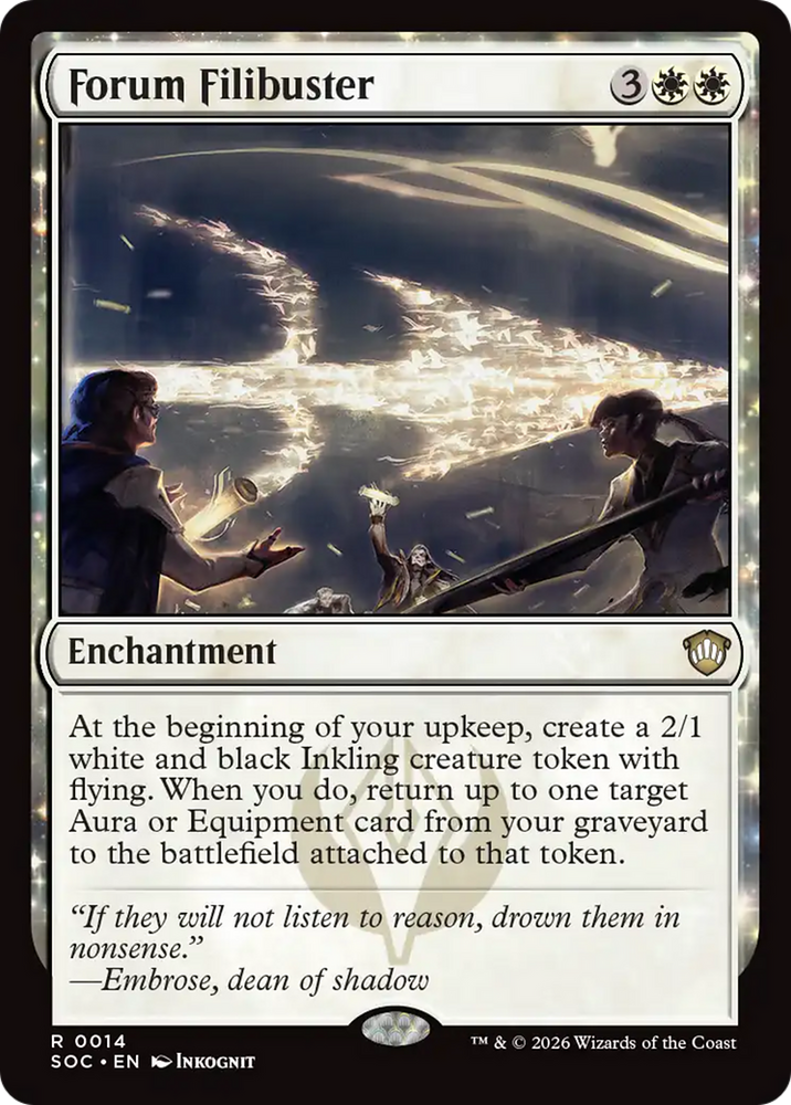 Forum Filibuster [Secrets of Strixhaven Commander] Magic: The Gathering