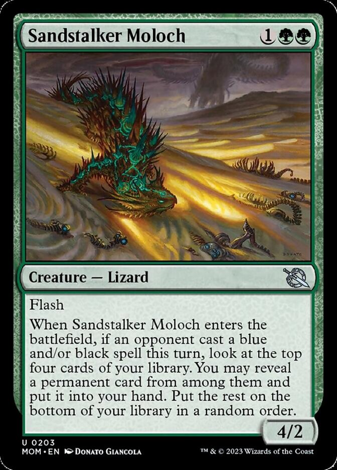 Sandstalker Moloch [March of the Machine] Magic: The Gathering
