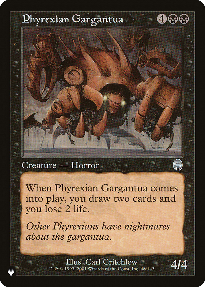 Phyrexian Gargantua [The List] Magic: The Gathering