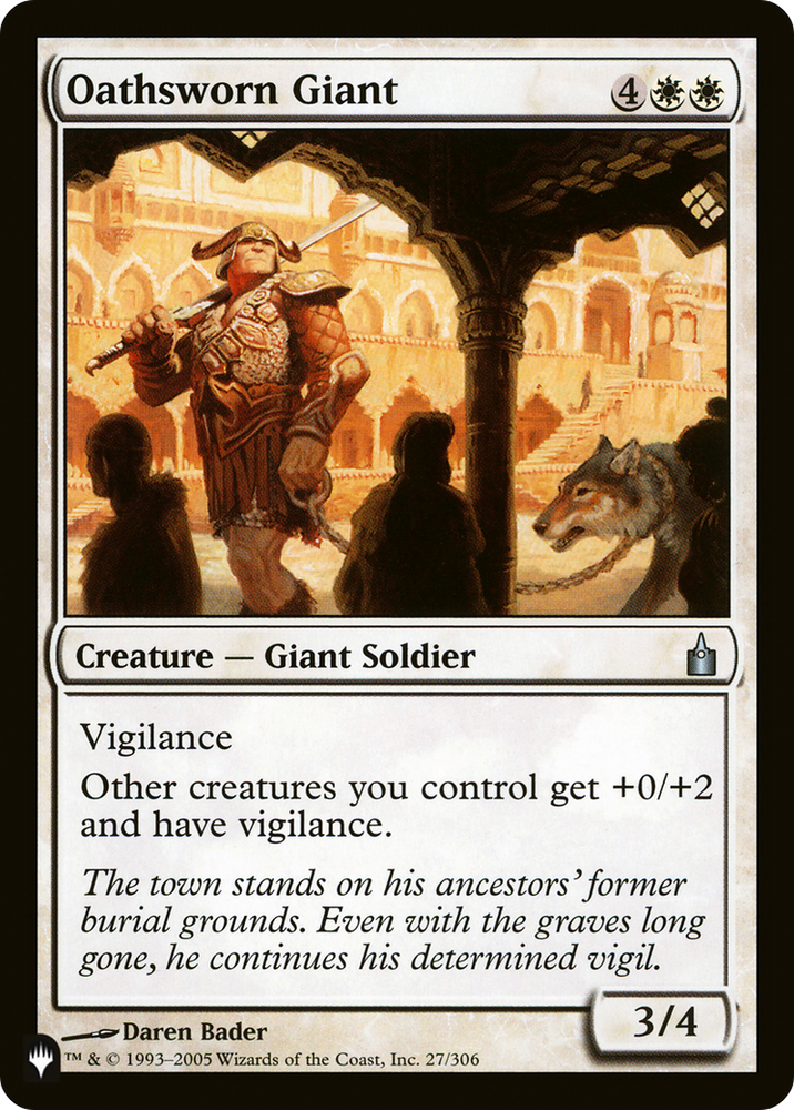 Oathsworn Giant [The List] Magic: The Gathering