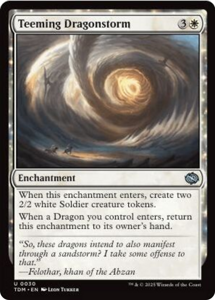 Teeming Dragonstorm [Tarkir: Dragonstorm] Magic: The Gathering