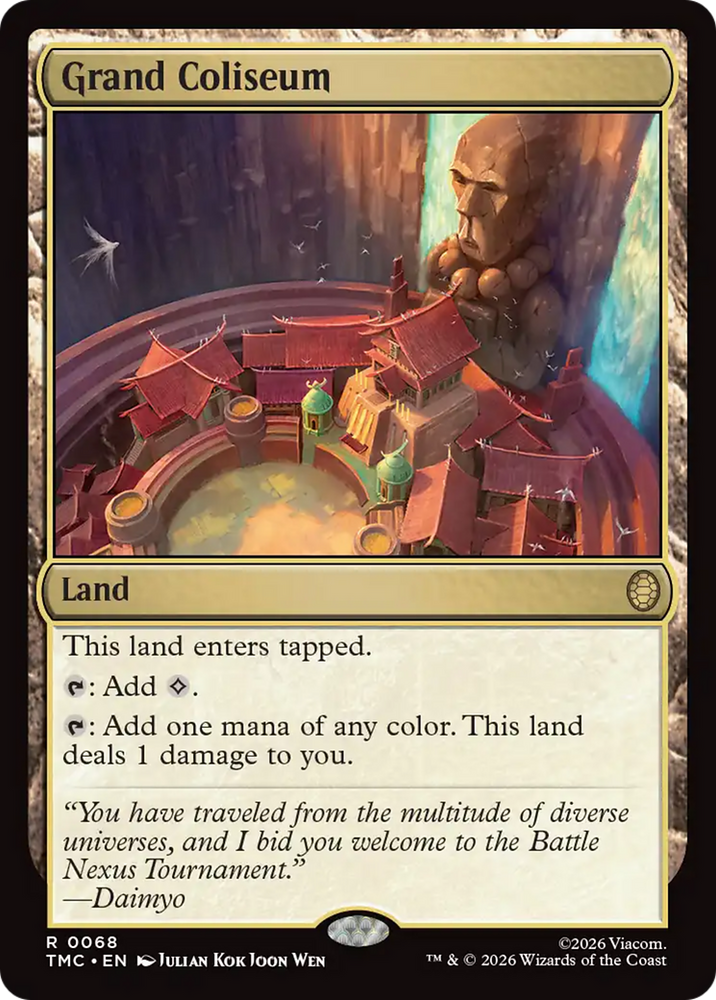Grand Coliseum [Teenage Mutant Ninja Turtles Commander] Magic: The Gathering