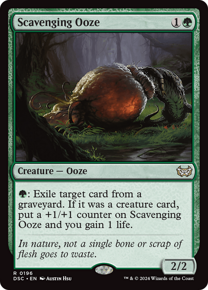 Scavenging Ooze [Duskmourn: House of Horror Commander] Magic: The Gathering