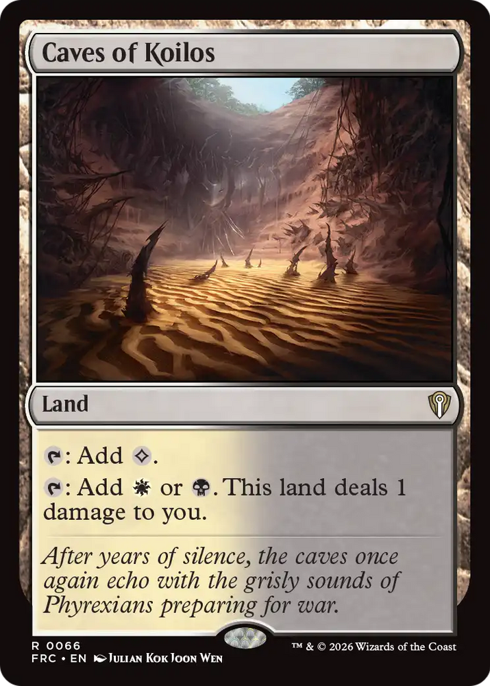 Caves of Koilos [Reality Fracture Commander] Magic: The Gathering