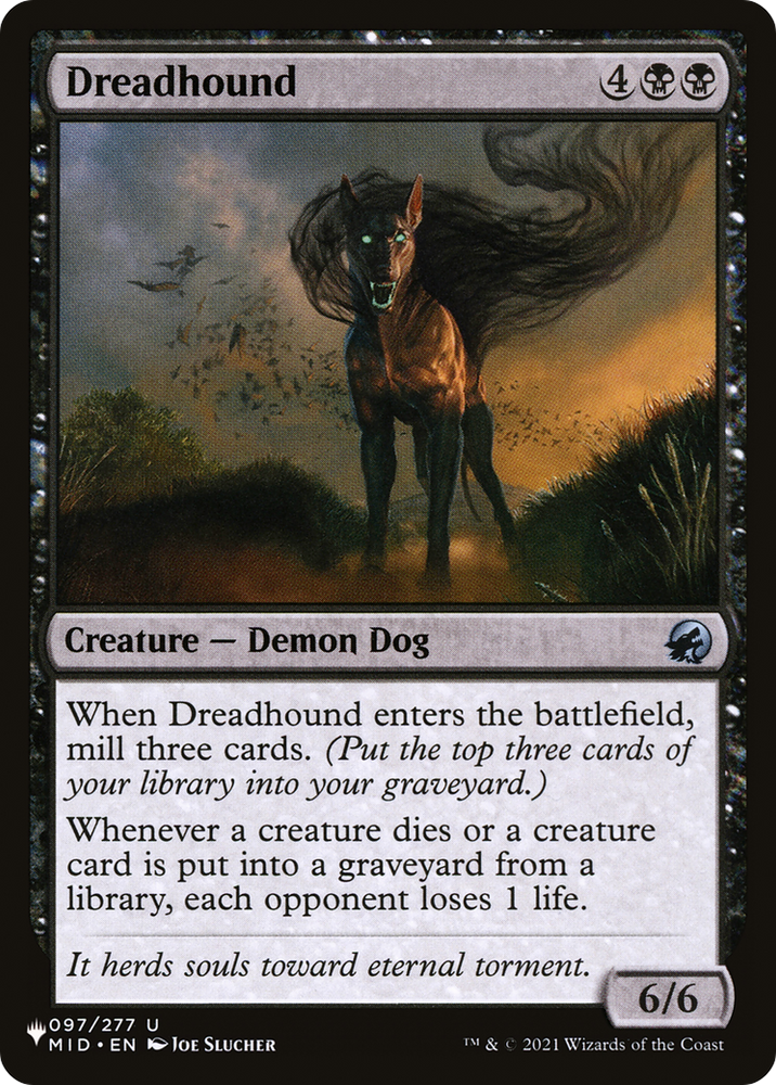 Dreadhound [The List] Magic: The Gathering