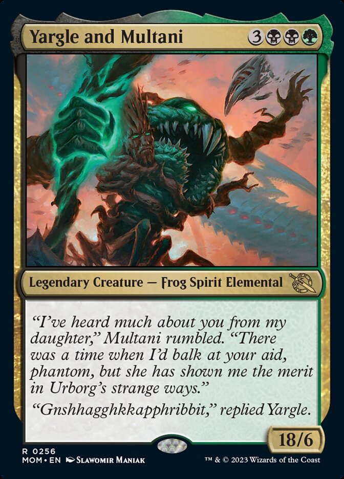 Yargle and Multani [March of the Machine] Magic: The Gathering