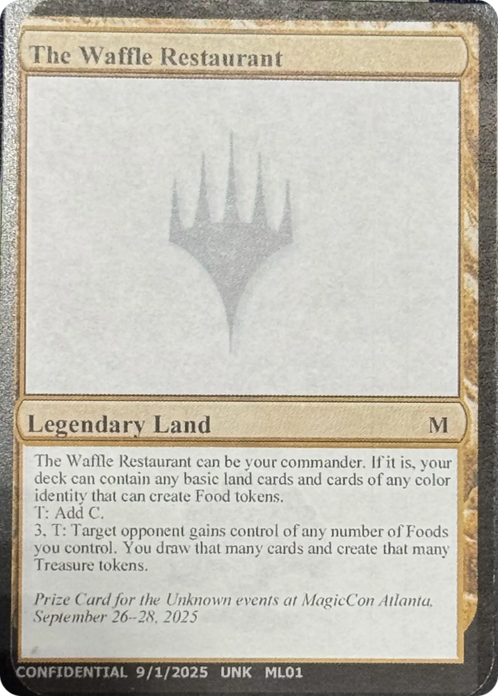 The Waffle Restaurant [Unknown Event] Magic: The Gathering