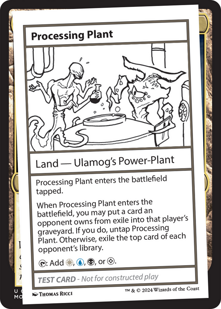 Processing Plant [Mystery Booster 2 Playtest Cards] Magic: The Gathering