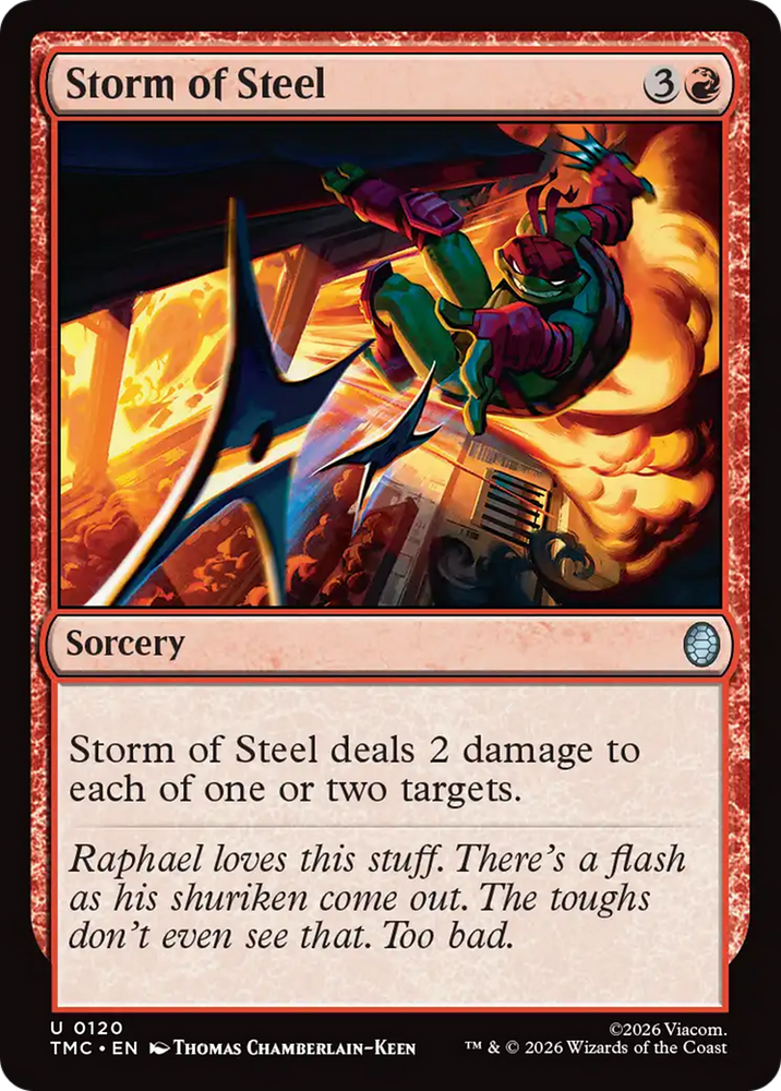 Storm of Steel [Teenage Mutant Ninja Turtles Commander] Magic: The Gathering