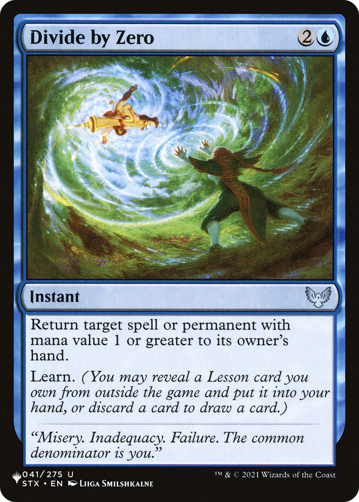Divide by Zero [The List] Magic: The Gathering