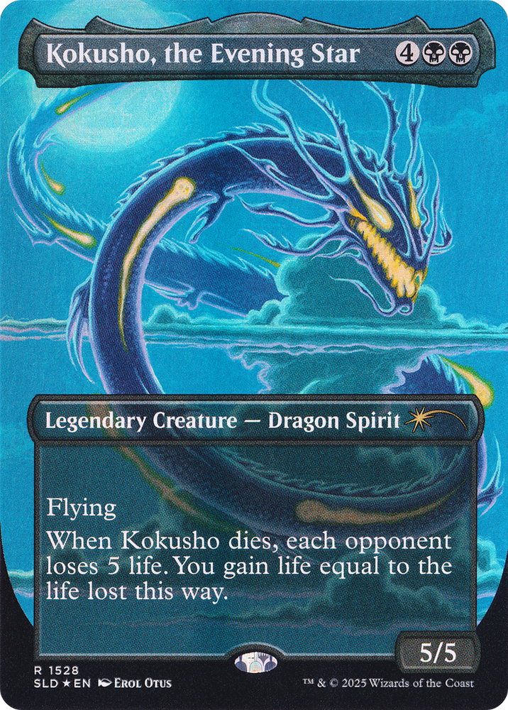 Kokusho, the Evening Star (Rainbow Foil) [Secret Lair Drop Series] Magic: The Gathering