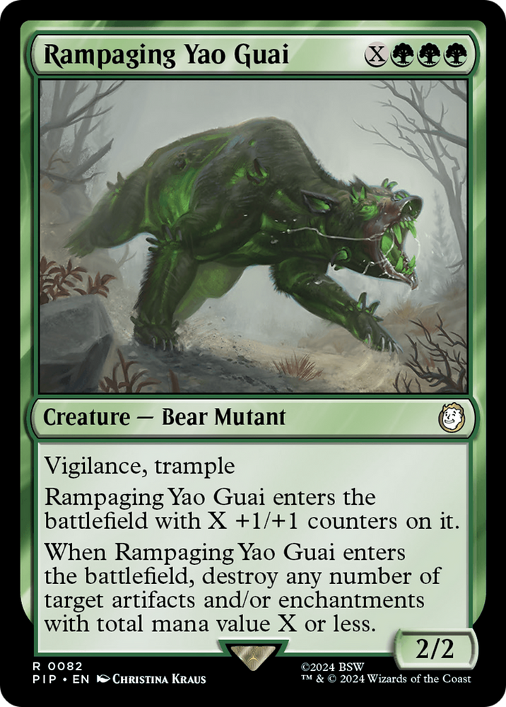 Rampaging Yao Guai [Fallout] Magic: The Gathering