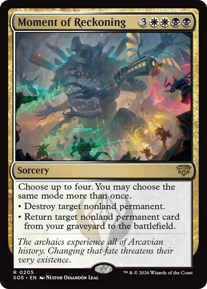 Moment of Reckoning [Secrets of Strixhaven] Magic: The Gathering