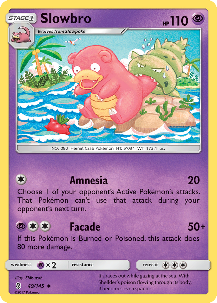 Slowbro (49/145) [Sun & Moon: Guardians Rising] Pokémon