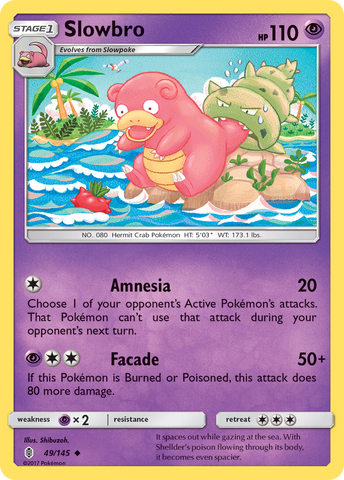 Slowbro (49/145) [Sun & Moon: Guardians Rising] Pokémon