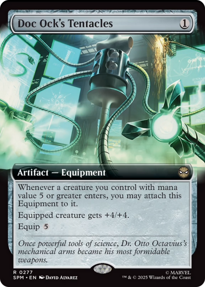 Doc Ock's Tentacles (Extended Art) [Marvel's Spider-Man] Magic: The Gathering