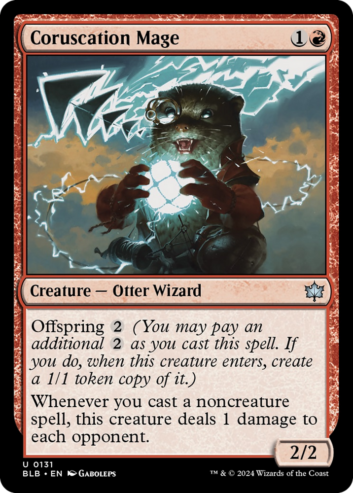 Coruscation Mage [Bloomburrow] Magic: The Gathering
