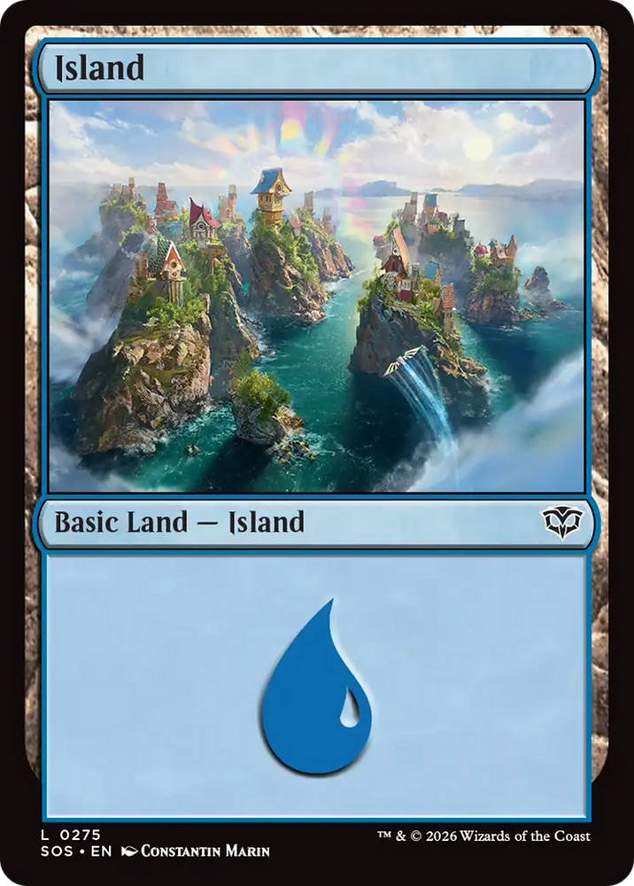 Island (0275) [Secrets of Strixhaven] Magic: The Gathering