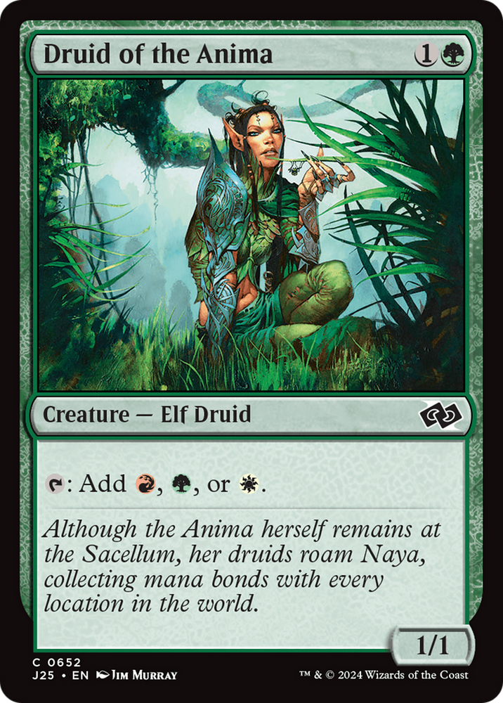 Druid of the Anima [Foundations Jumpstart] Magic: The Gathering