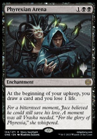 Phyrexian Arena (Promo Pack) [Phyrexia: All Will Be One Promos] Magic: The Gathering