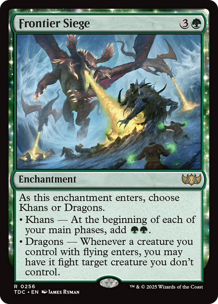 Frontier Siege [Tarkir: Dragonstorm Commander] Magic: The Gathering