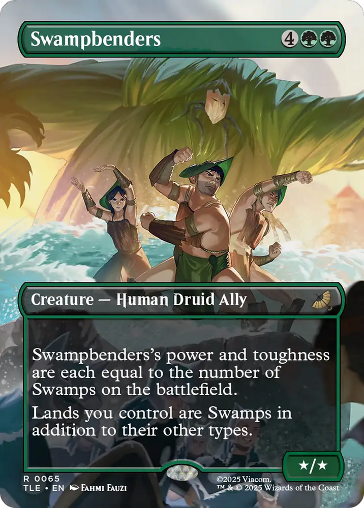 Swampbenders (Borderless) [Avatar: The Last Airbender: Eternal-Legal] Magic: The Gathering