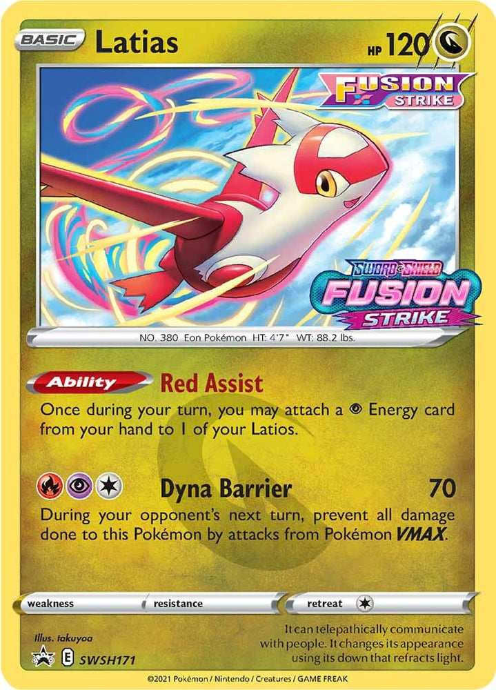 Latias (SWSH171) (Prerelease Promo) [Sword & Shield: Black Star Promos] Pokémon
