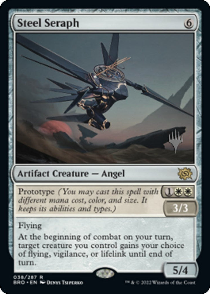 Steel Seraph (Promo Pack) [The Brothers' War Promos] Magic: The Gathering